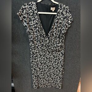 Loft V-neck Floral Printed Dress 12